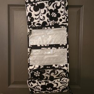Vera Bradley Night & Day Iconic Hanging Travel Organizer quilted cotton bag
